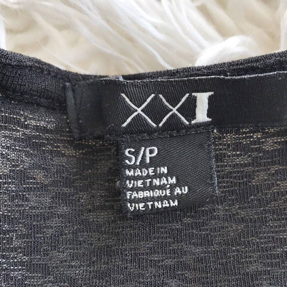Sheer Black Racerback - Picture 2 of 4